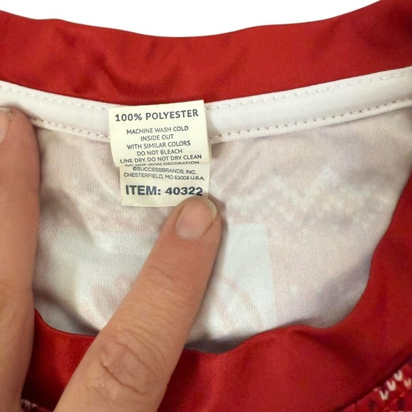 Red & white Angels baseball Christmas tee #baseball #Christmas #MLB #Angels - Picture 6 of 6